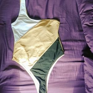 SHEIN one shoulder one piece